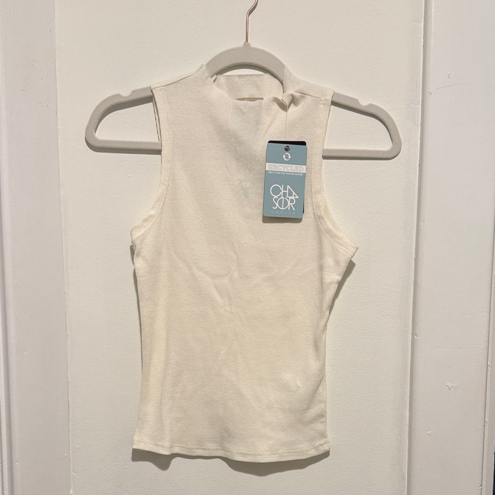 Chaser Cream Sleeveless Tank Top